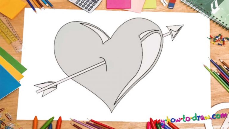 How to draw a Heart - My How To Draw