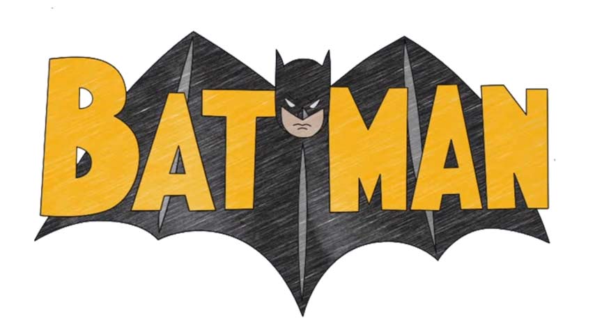 How to draw Batman Logo - Old - My How To Draw