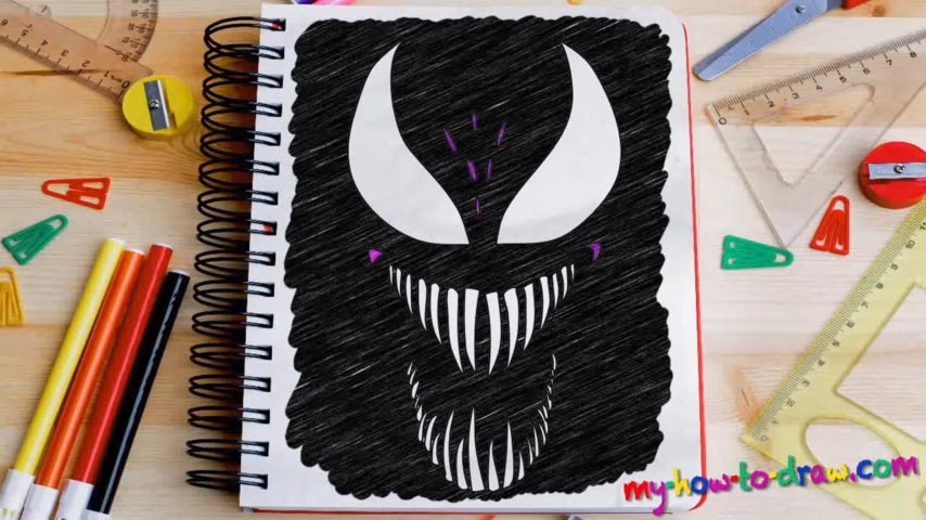 How To Draw Venom My How To Draw