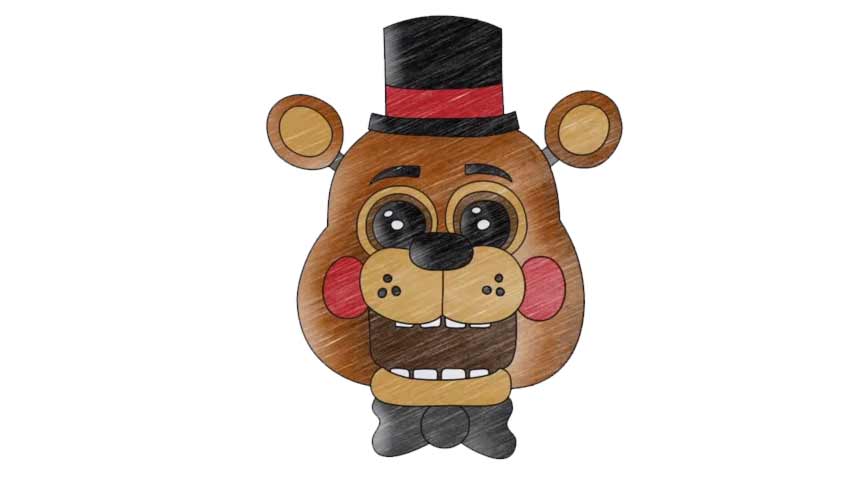 How To Draw Toy Freddy Fnaf My How To Draw