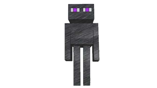 How To Draw Enderman Minecraft My How To Draw