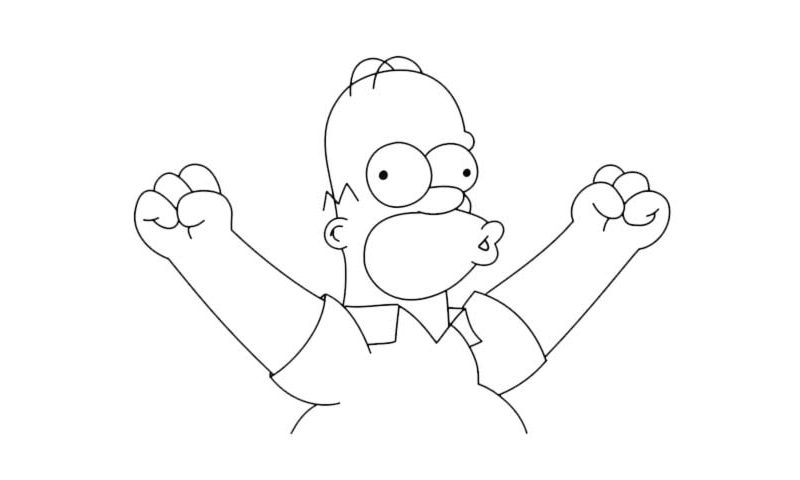 How To Draw Homer Simpson My How To Draw