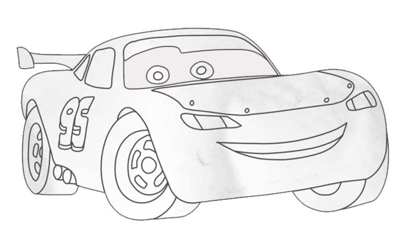 How to draw Lightning Mcqueen My How To Draw