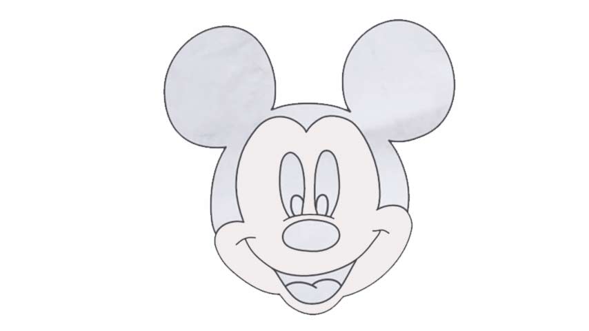 How to draw Mickey Mouse - My How To Draw