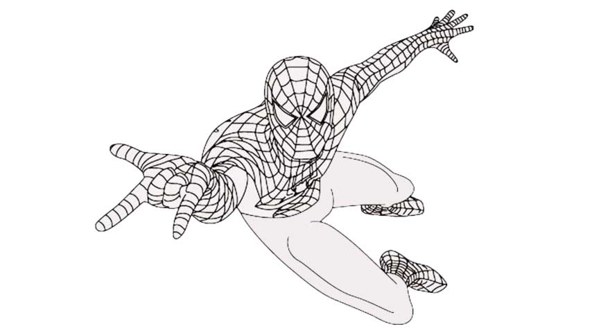 How to draw Spiderman in the air - My How To Draw