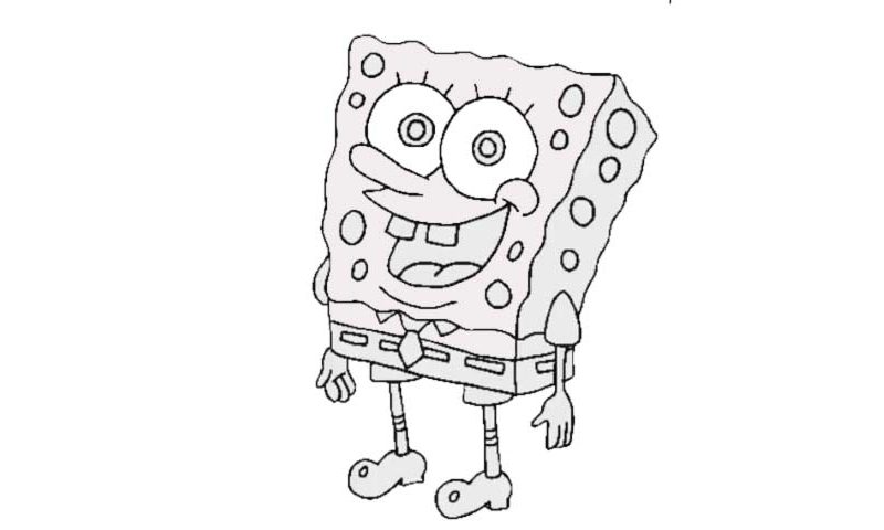 How to draw Spongebob - My How To Draw
