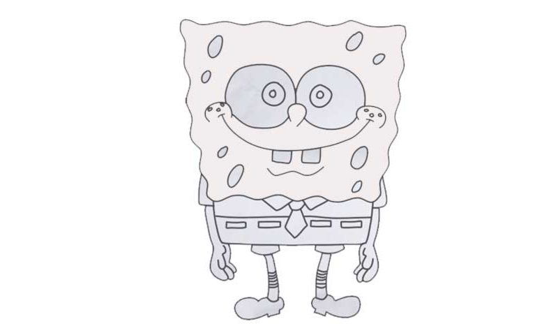 How to draw Spongebob Squarepants - My How To Draw