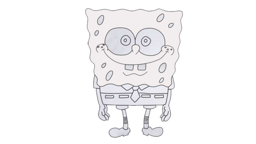 How to draw Spongebob Squarepants - My Ho To Draw