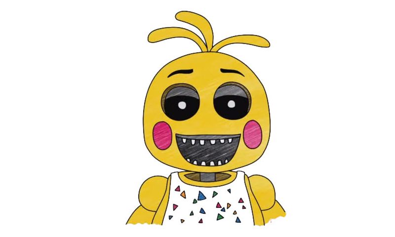How to draw Toy Chica No Beak.