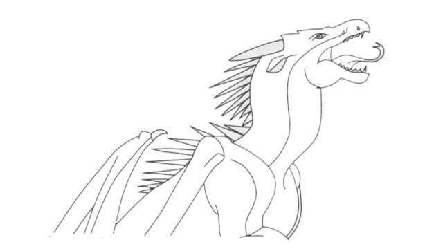 How to draw Wings of Fire Dragons - Starflight - My How To Draw