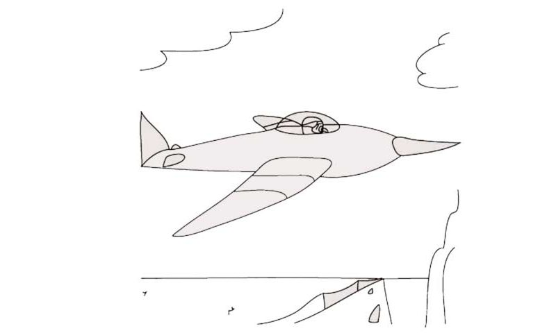 Видео как рисовать истребитель