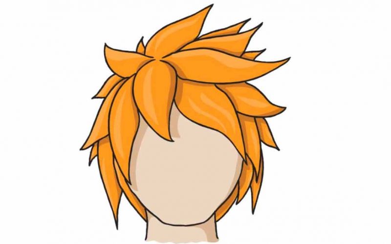 How To Draw Anime Hair / Manga Hair - My How To Draw