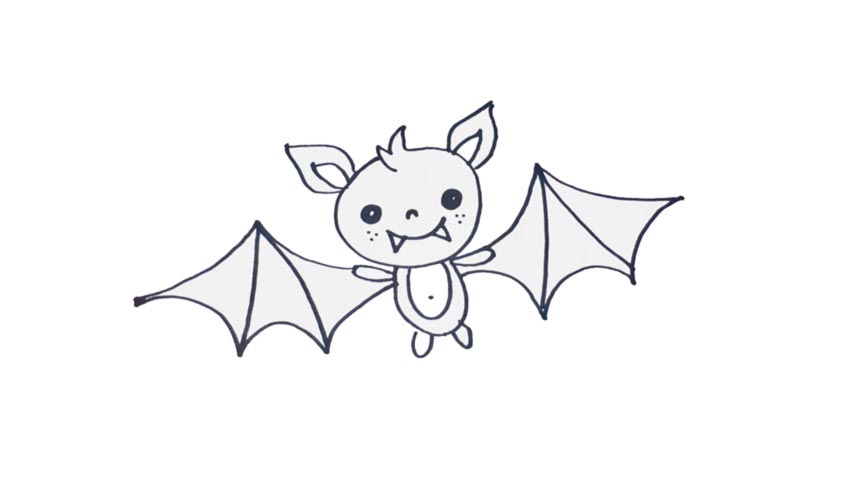 How To Draw A Bat - My How To Draw