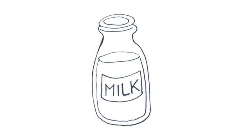 Featured image of post How To Draw A Milk Bottle Notice how its top and bottom lines are positioned diagonally