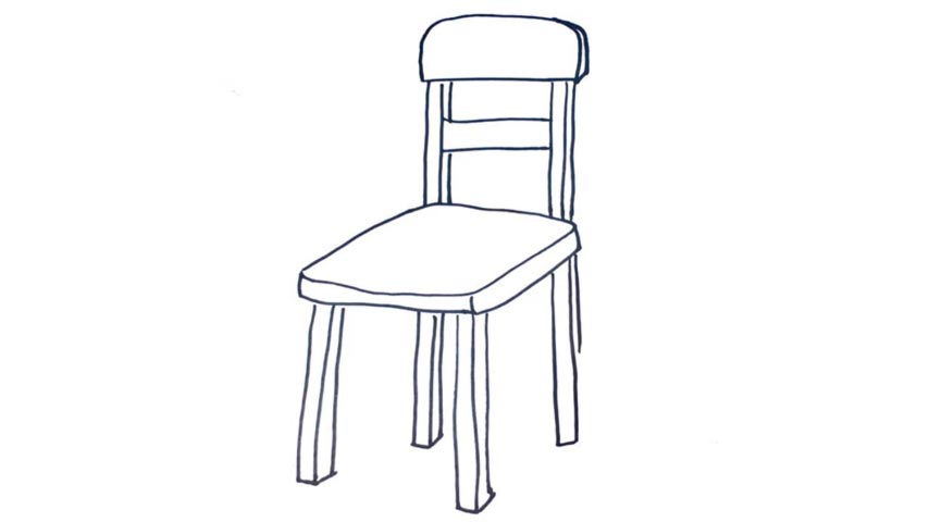 How To Draw A Chair - My How To Draw