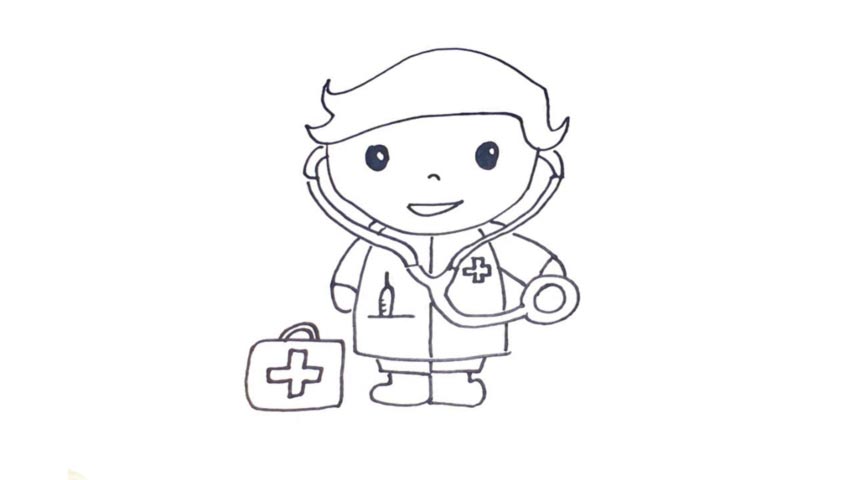 How To Draw A Doctor - My How To Draw