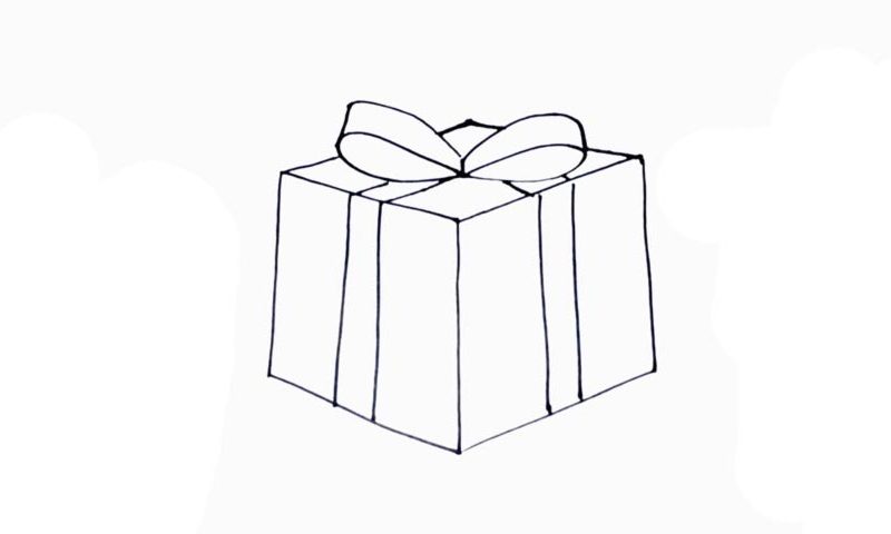 How To Draw A Present - My How To Draw