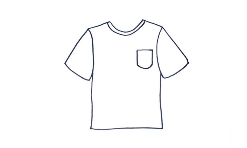 How To Draw A T-Shirt - My How To Draw