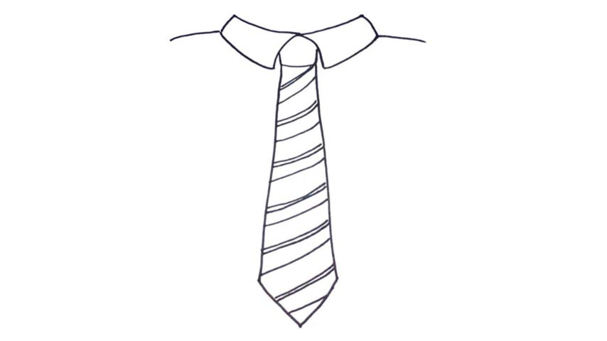 How To Draw A Tie - My How To Draw