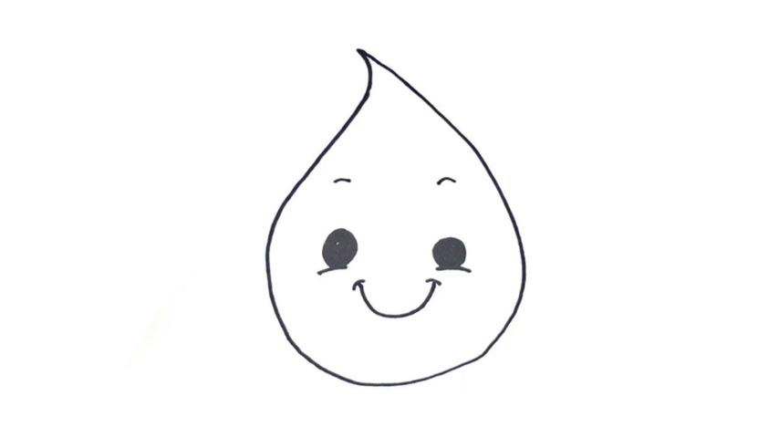 How To Draw A Water Drop My How To Draw