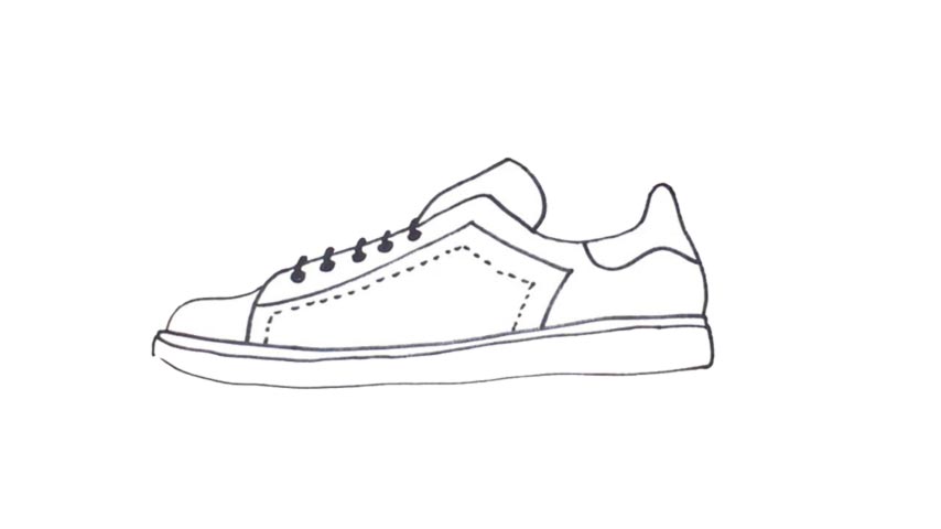 How To Draw Sneakers - My How To Draw