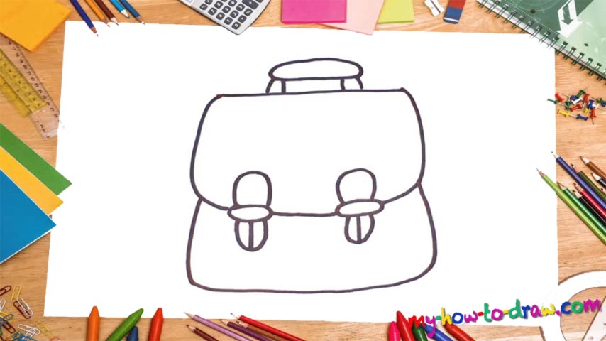 How to Draw a Shopping Bag  Easy Drawing Tutorial For Kids