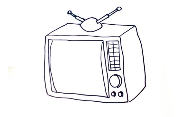 Television Drawing : You can use these free icons and png images for