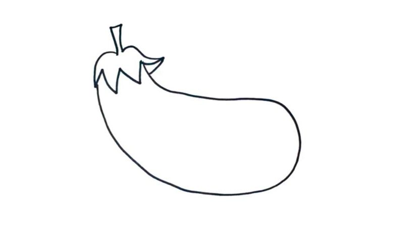 How To Draw An Eggplant - My How To Draw