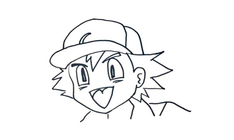 How To Draw Ash Ketchum - My How To Draw