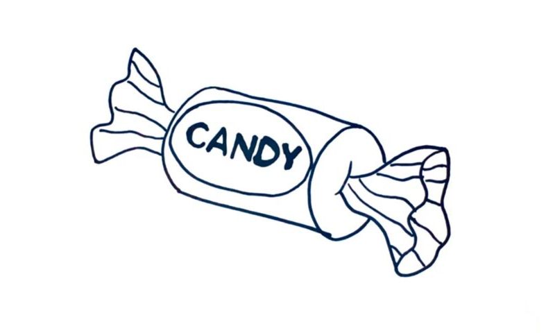 How To Draw A Candy - My How To Draw
