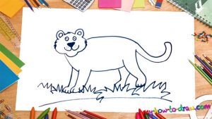 How To Draw A Panther - My How To Draw