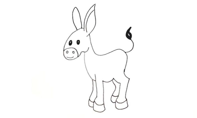 How To Draw A Donkey - My How To Draw