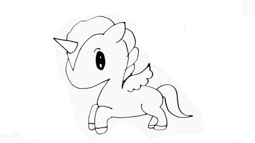 How To Draw A Kawaii Unicorn My How To Draw
