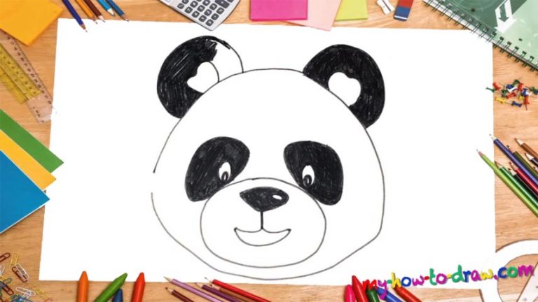 How To Draw A Panda - My How To Draw